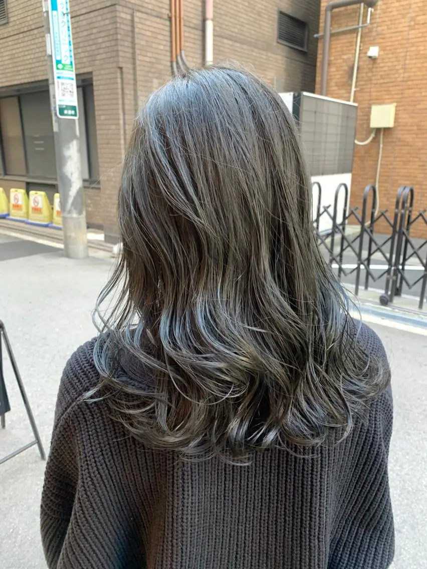ロング ヘアカラー トリートメント 酸性ストレート/ブリ ーチなし/中村 匠のヘアスタイル
