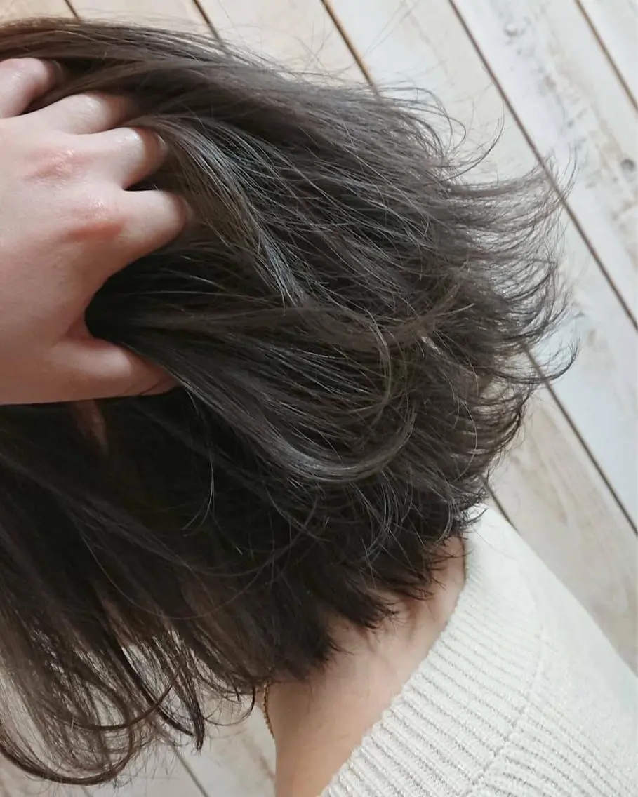 ミディアム カラー カット ヘアカラー トリートメント stylist YUKIのヘアスタイル