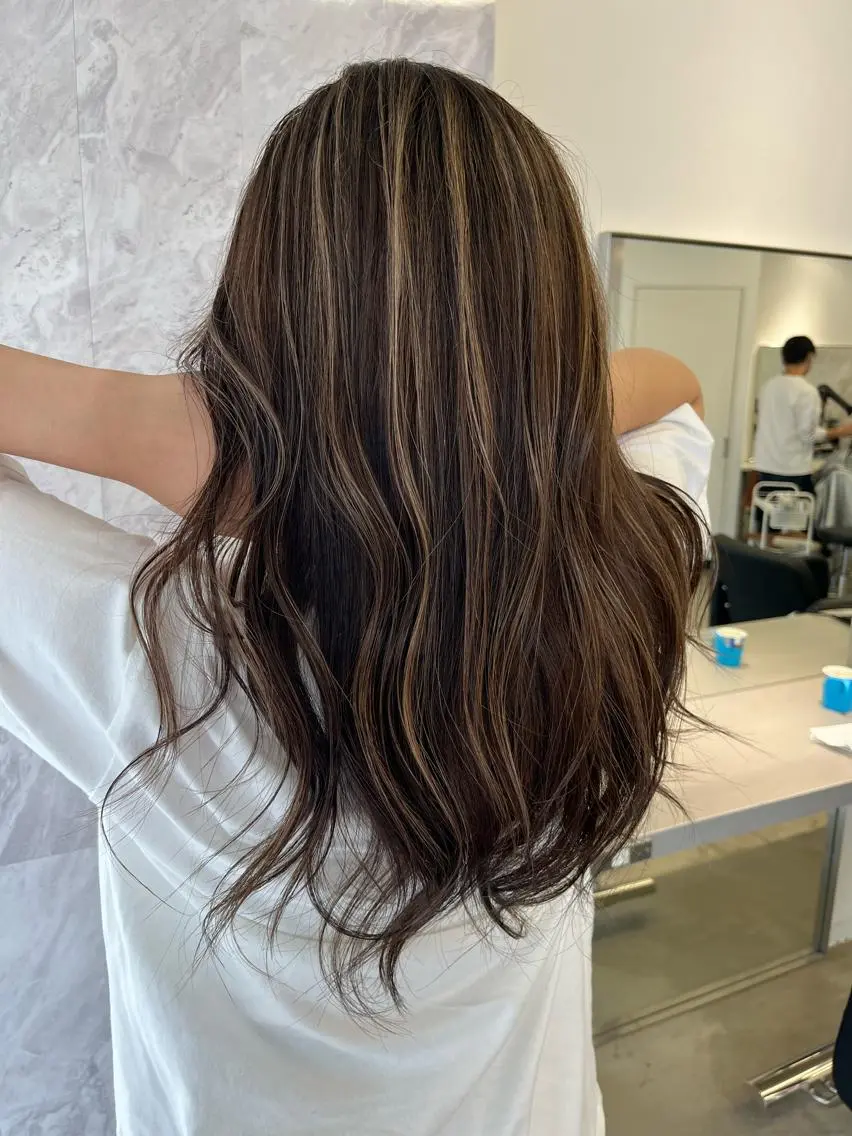 ロング ヘアカラー トリートメント 【代表】高山 一真のヘアスタイル
