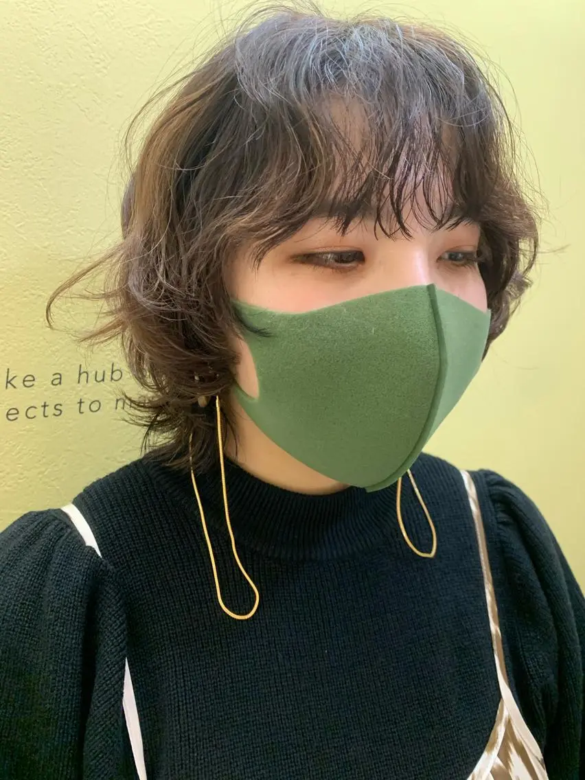 ショート ボブ ウルフカット カット トリートメント hubhair レイヤー/透明感のヘアスタイル
