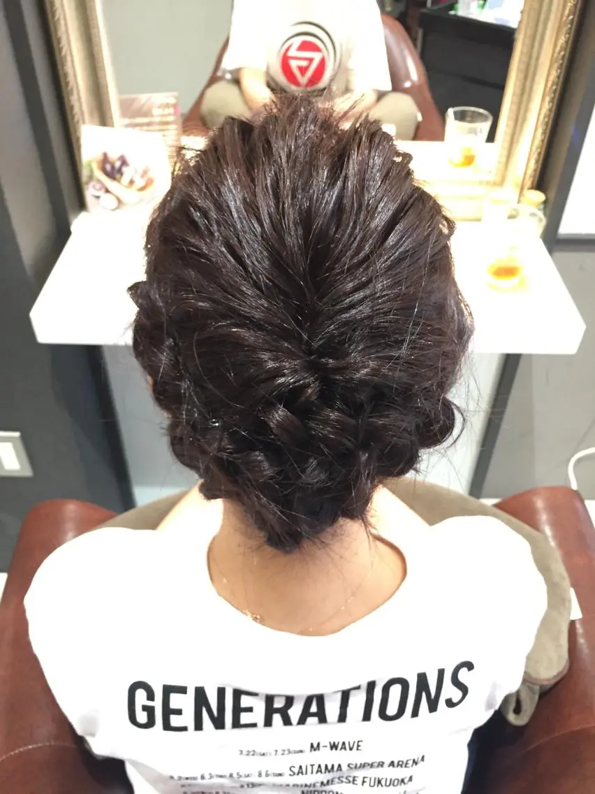 セミロング ヘアアレンジ 後藤 ユウキ/髪質改善🫧のヘアスタイル