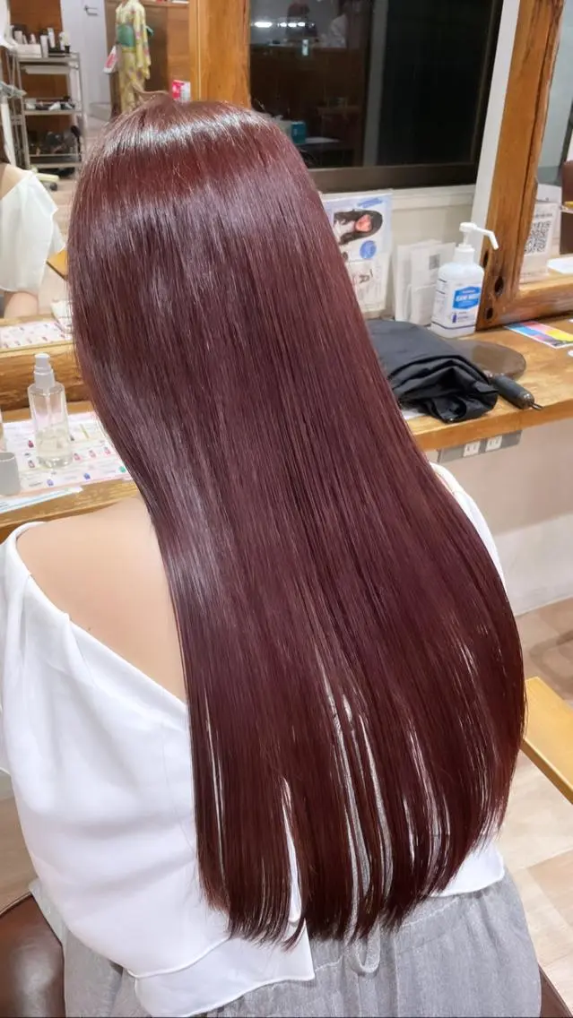 ロング カラー コトミ【メンズ】 【曲がる縮毛矯正】のヘアスタイル