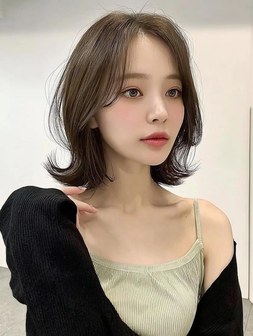 ミディアム カラー ブリーチ ダブルカラー 髪質改善 縮毛矯正 トリートメント カット ヘアカラー レイヤーカット✨ 福井雄登のヘアスタイル