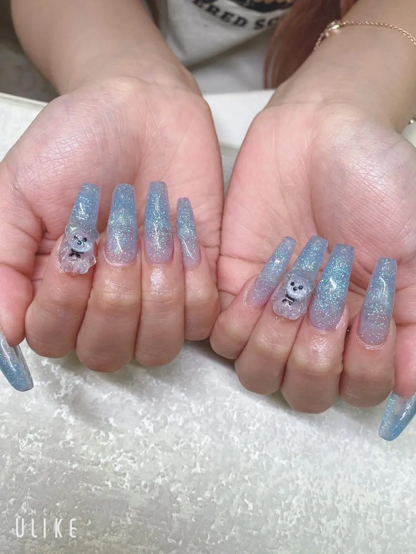 ロング JNA認定講師🌸 RIEのネイルデザイン