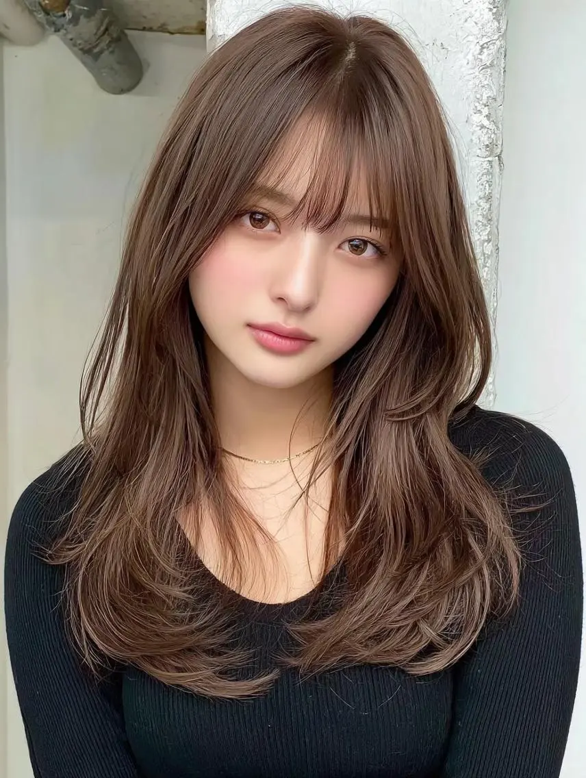 セミロング トリートメント 梅田 翔一朗のヘアスタイル