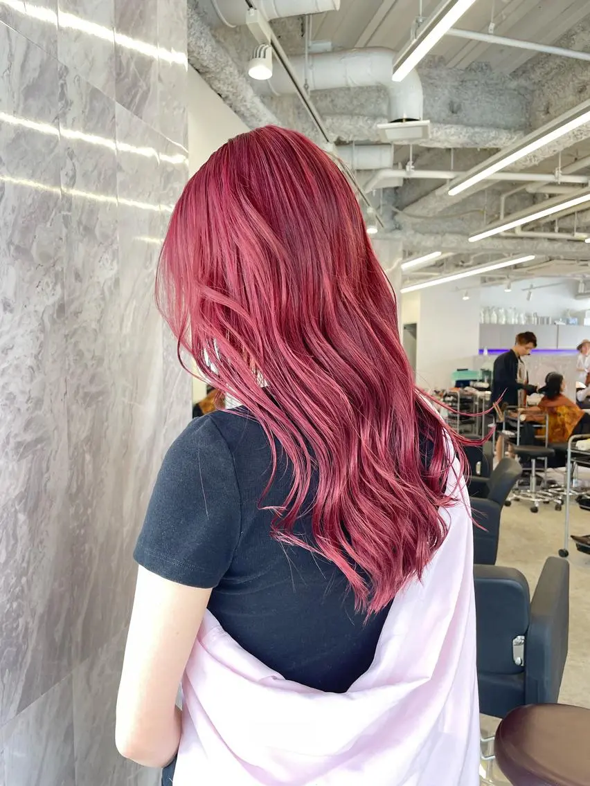 セミロング カット ヘアカラー トリートメント ヘアセット 🎗副店長/井上 竜 ブリーチ指名No.1のヘアスタイル