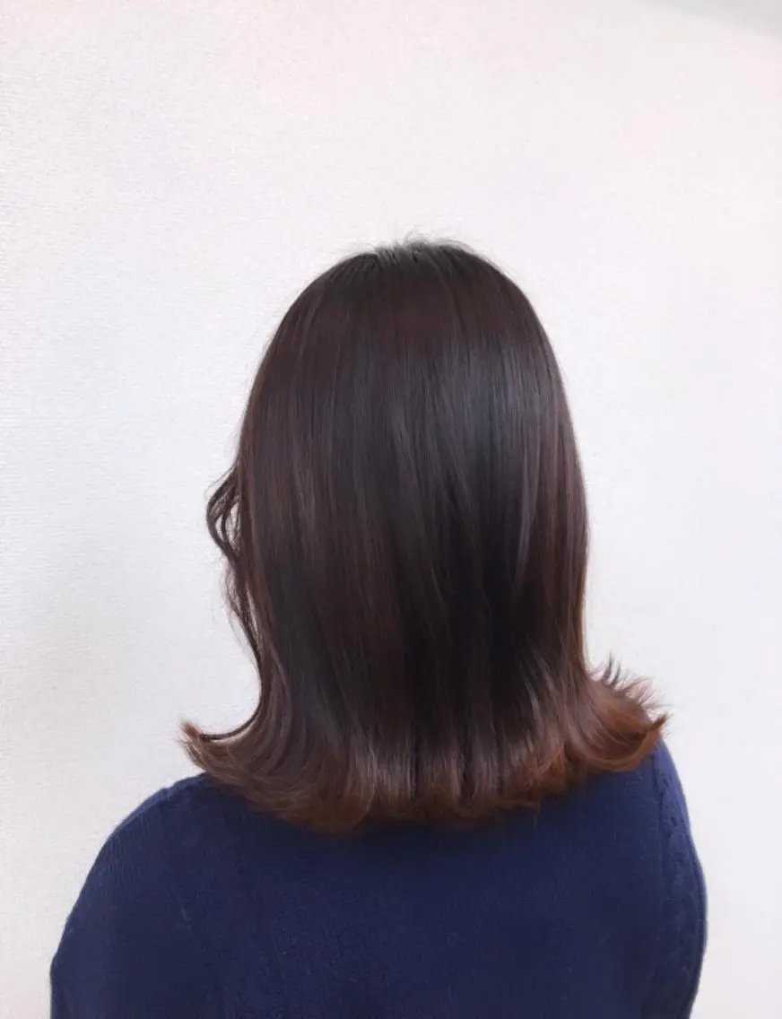 ミディアム もりたみかこ 美容師お休み中のヘアスタイル