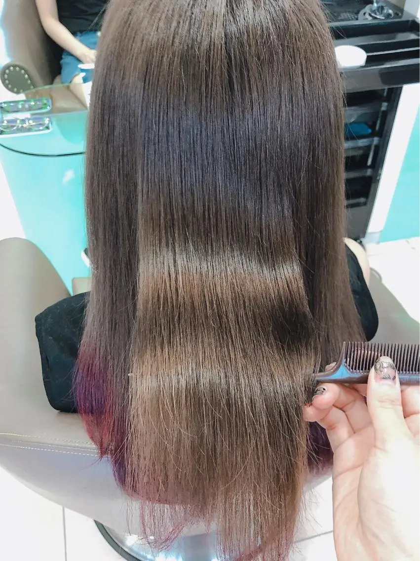 セミロング 松田 みのりのヘアスタイル
