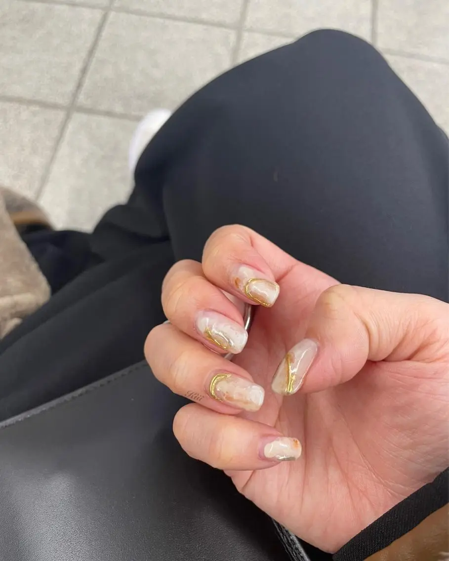 ネイル ハンドネイル フットネイル kiii.__ ✴︎*のネイルデザイン
