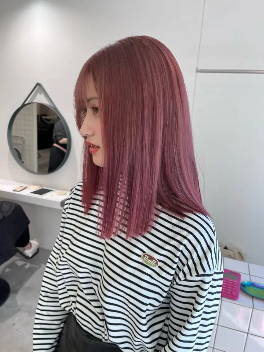 ミディアム カラー トレンドヘア◎ 店長 清原佑太のヘアスタイル