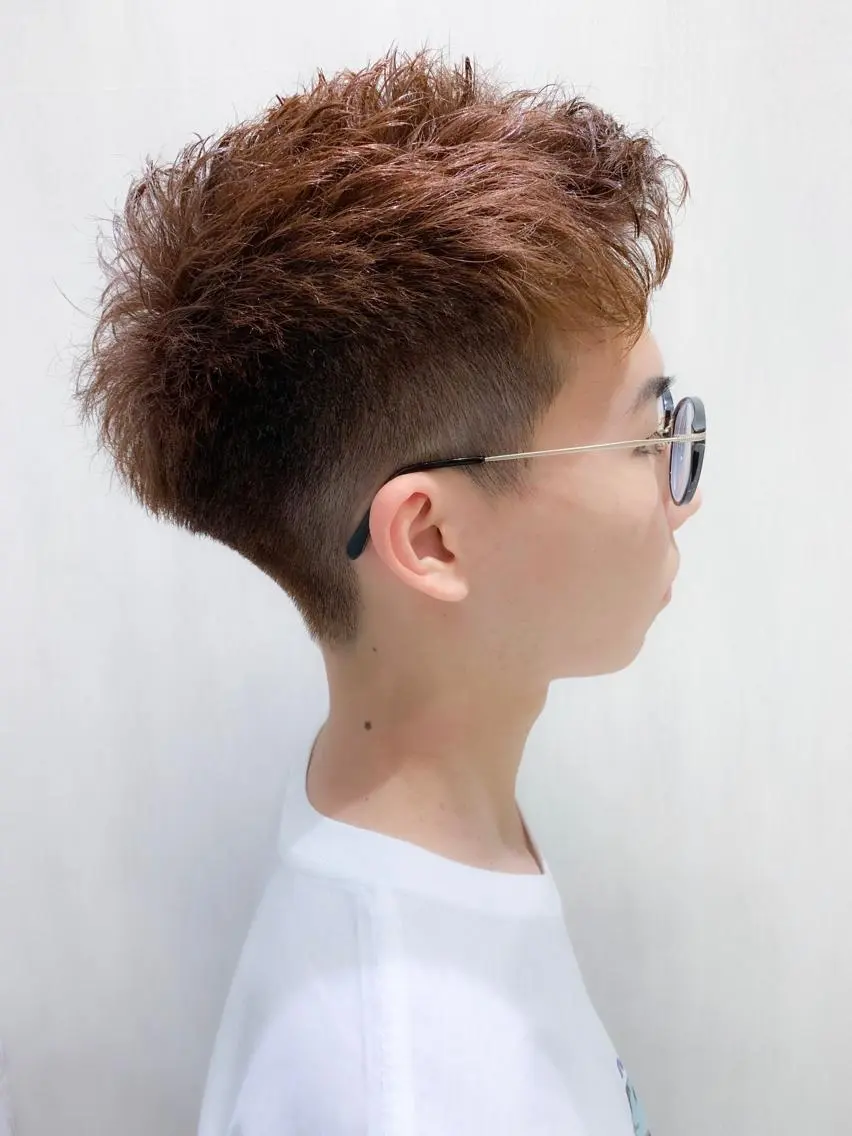 ショート メンズ 刈り上げ 内藤　宏紀 tidasmileのヘアスタイル