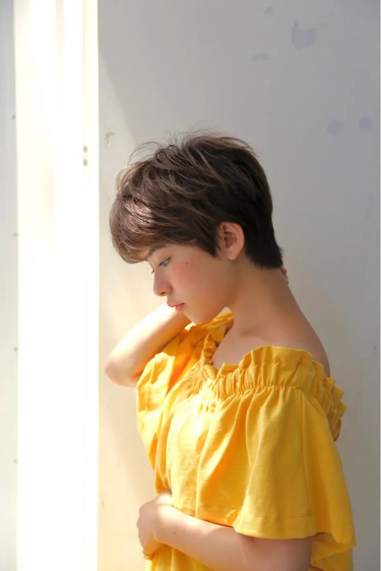 ショート カラー カット トリートメント 鈴木 一貴のヘアスタイル