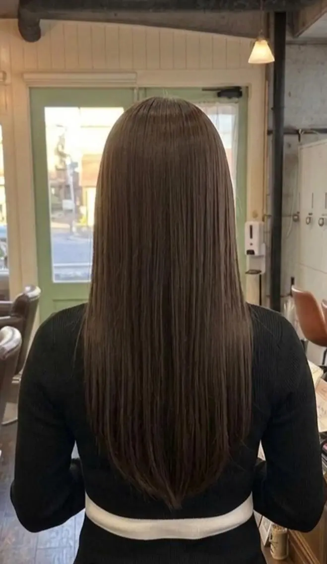 ロング 髪質改善 カット 縮毛矯正 トリートメント La Ruelle✨ 谷野早苗【髪質改善】のヘアスタイル