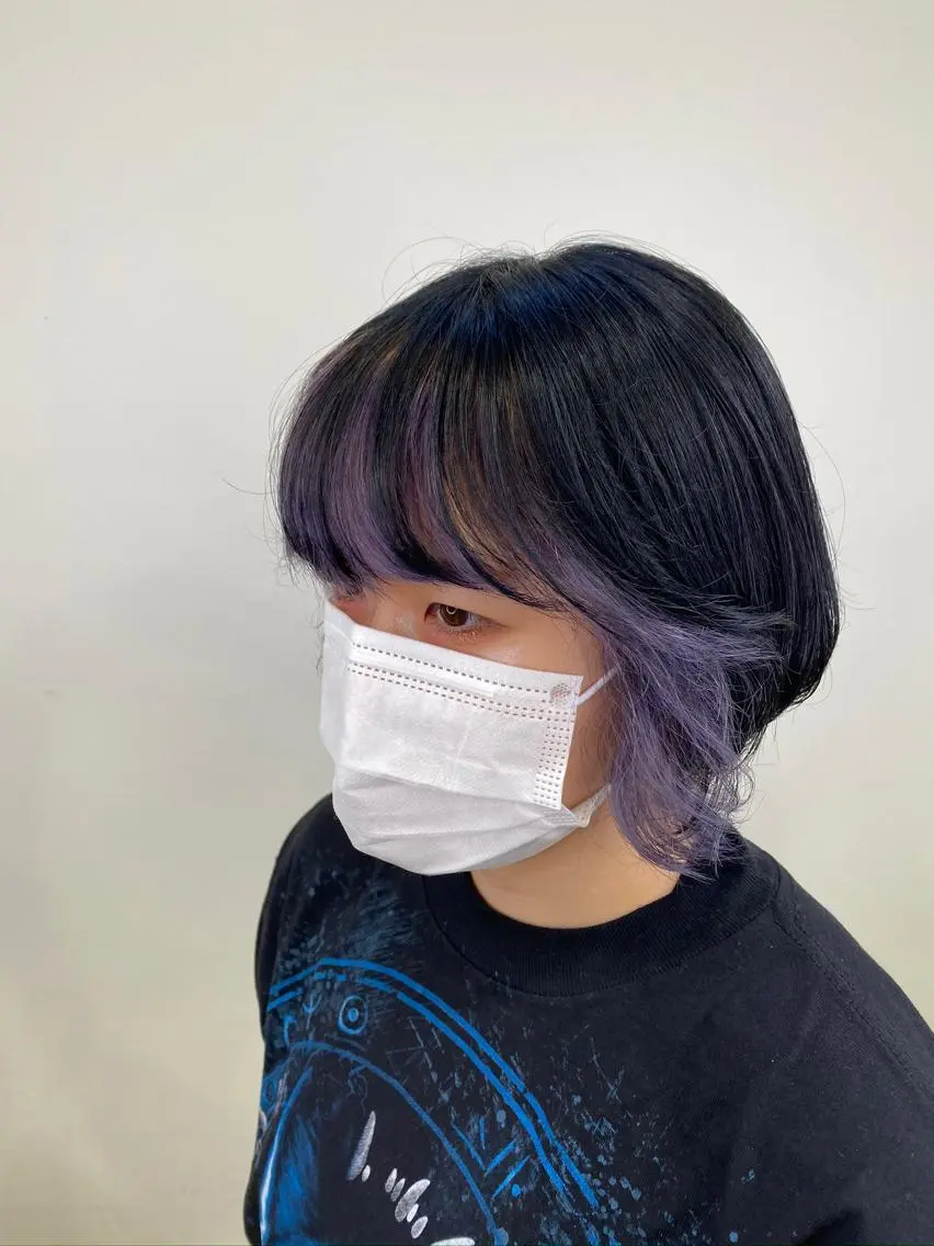 ショート カラー ヘアアレンジ ネイル マツエク・マツパ ラベンダーカラー パープルカラー パープル ホワイト 💠AYANE /吉祥寺💠の眉毛・アイブロウイメージ