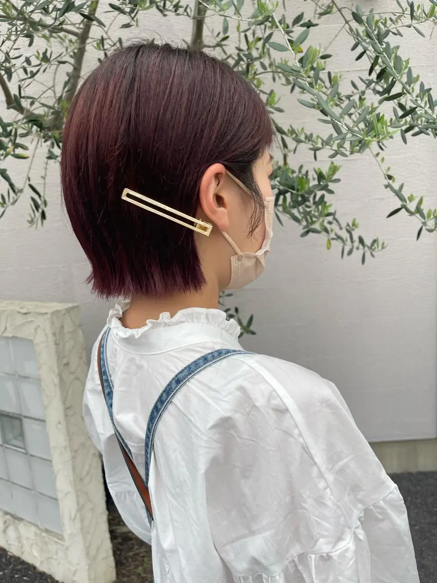 ショート 梶原 真帆のヘアスタイル