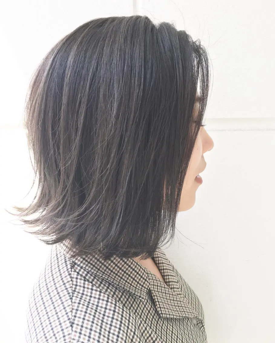 ショート カラー アッシュ アッシュグレー アッシュグレージュ グレージュ レイヤー/髪質改善 /山永圭介のヘアスタイル