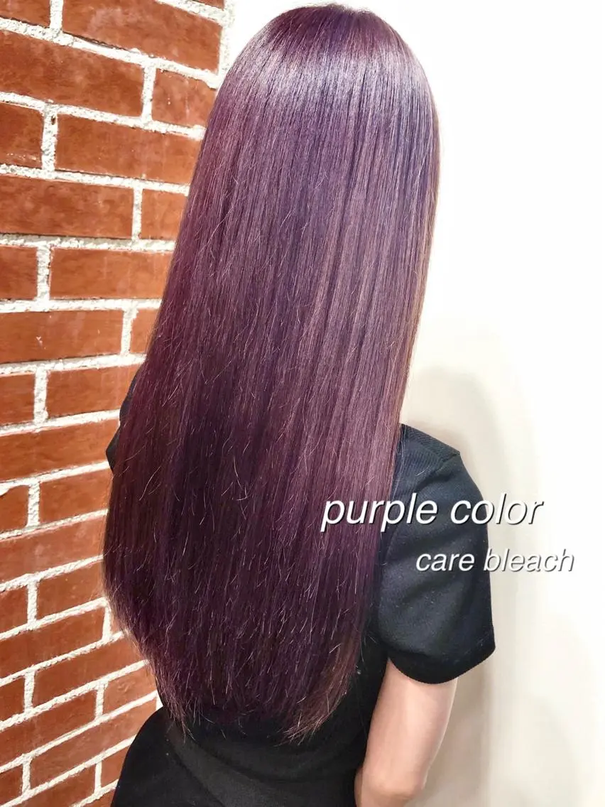 ロング カラー ヘアアレンジ アディクシーカラー ベージュカラー 黒髪 ブリーチ ブルーカラー ヘアカラー 成城美容室 YOSHIMURAのヘアスタイル