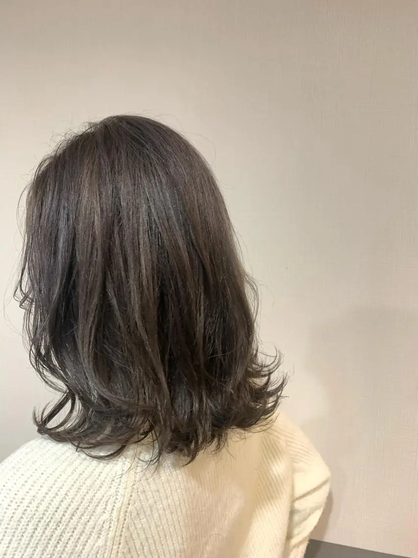 ミディアム カラー 透明感カラー EMANON 吉祥寺北口のヘアスタイル