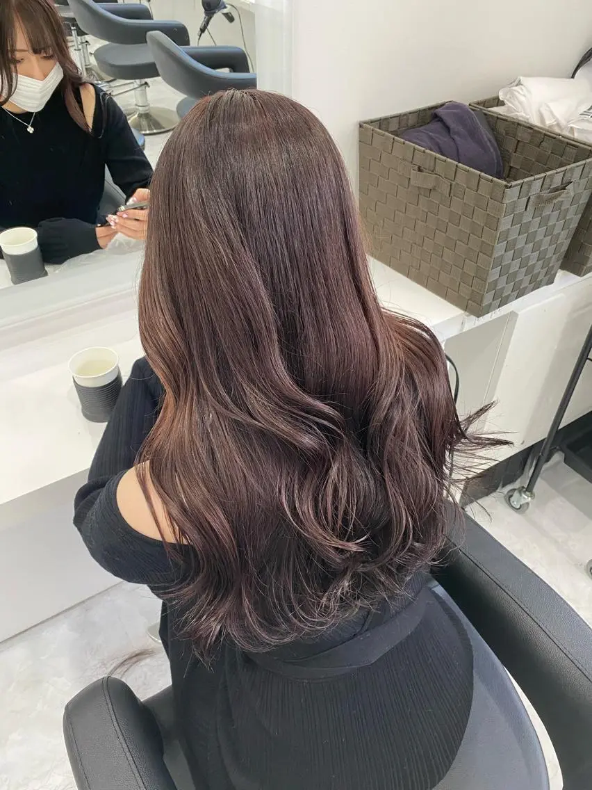 ロング カラー ヘアアレンジ ブリーチなしトレンド SHUSAKUのヘアスタイル