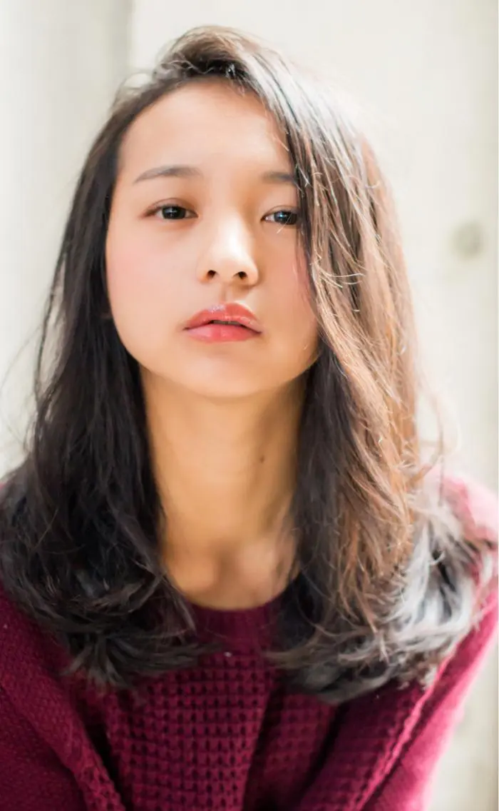 セミロング 髪質改善、縮毛矯正 店長浅野太郎のヘアスタイル