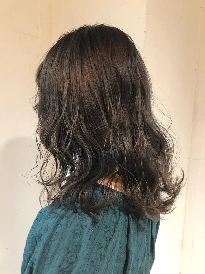 ロング カラー ヘアアレンジ メンズ キッズ ネイル マツエク・マツパ 透明感カラー🤎 ゆりのヘアスタイル