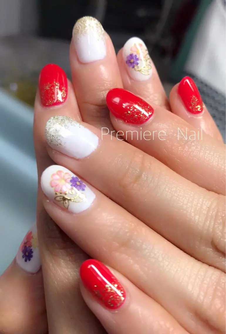 ネイル ジェルネイル ラメ(グリッター) Premiere Nail商店街店のネイルデザイン