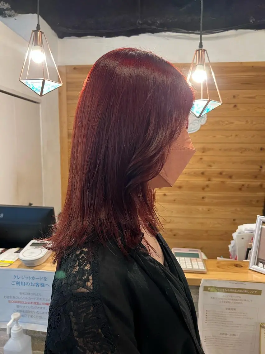 ミディアム LAMP mashiroのヘアスタイル