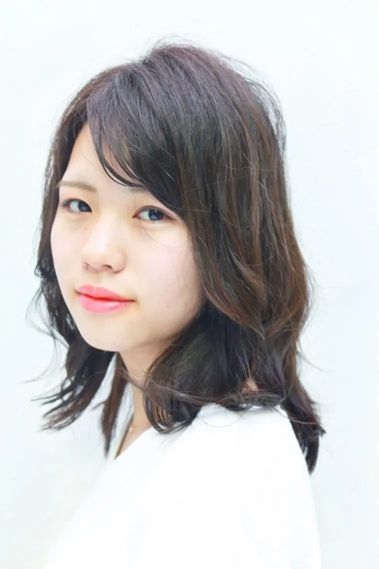 ミディアム カラー 佐野 寛のヘアスタイル
