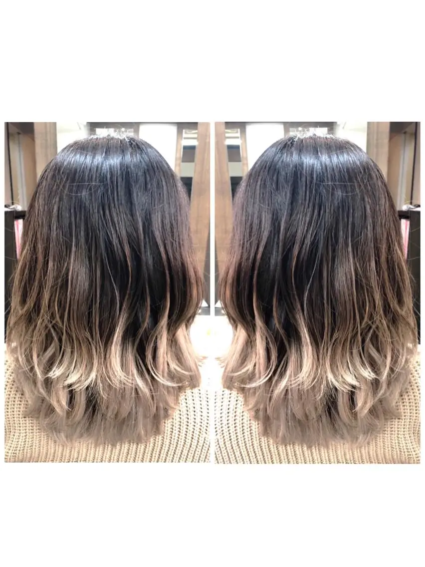 ミディアム カラー ベージュカラー グラデーションカラー ヘアカラー ブリーチ/髪質改善 🍀MASAKiのヘアスタイル