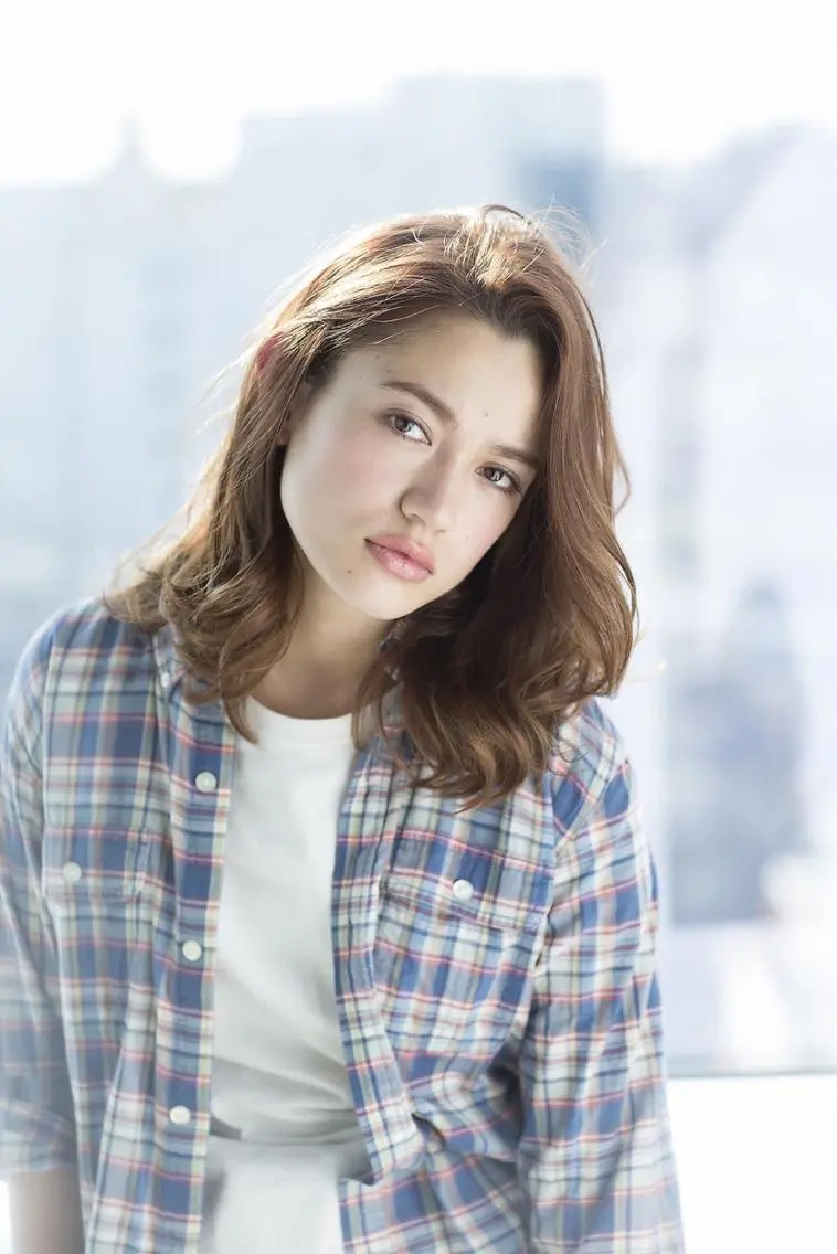 ミディアム 蛭川 博信のヘアスタイル