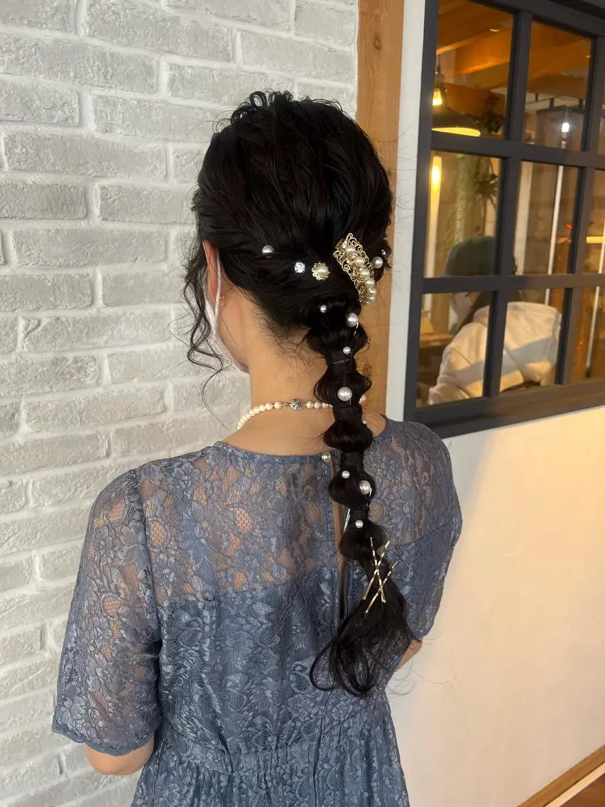 ロング ヘアアレンジ Topstylist YUKIのヘアスタイル