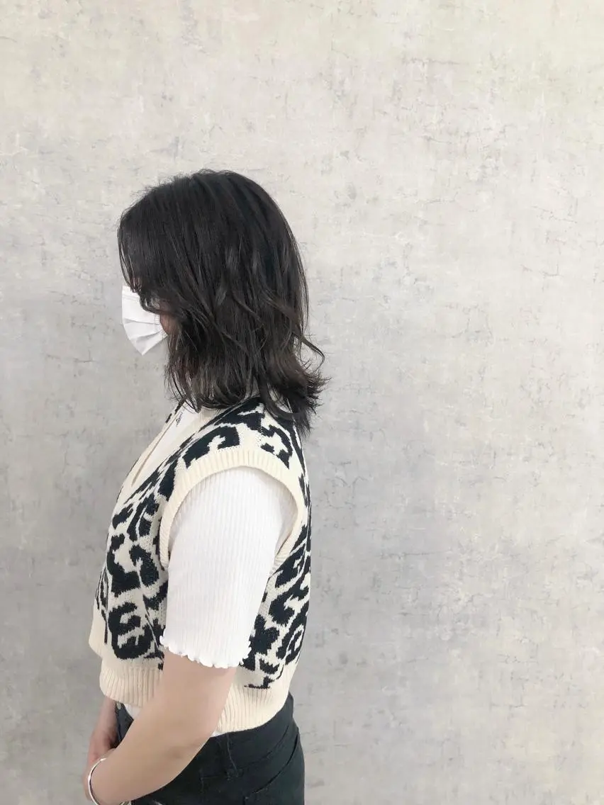 セミロング カラー パーマ ヘアアレンジ メンズ キッズ ネイル マツエク・マツパ メンズバレイヤージュ メンズブリーチ メンズハイライト メンズインナーカラー メンズ韓国風 エビスザキレン/メン ズ/心斎橋🌳のヘアスタイル