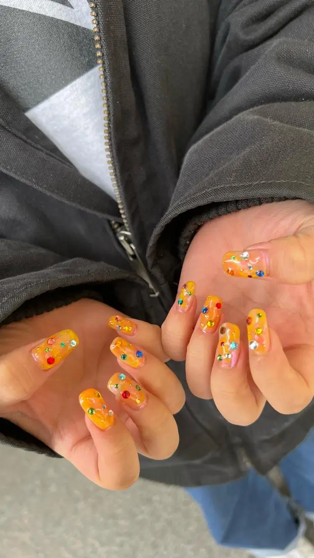 ネイル ハンドネイル なぽ ❤︎長さだし / 韓国nailのネイルデザイン