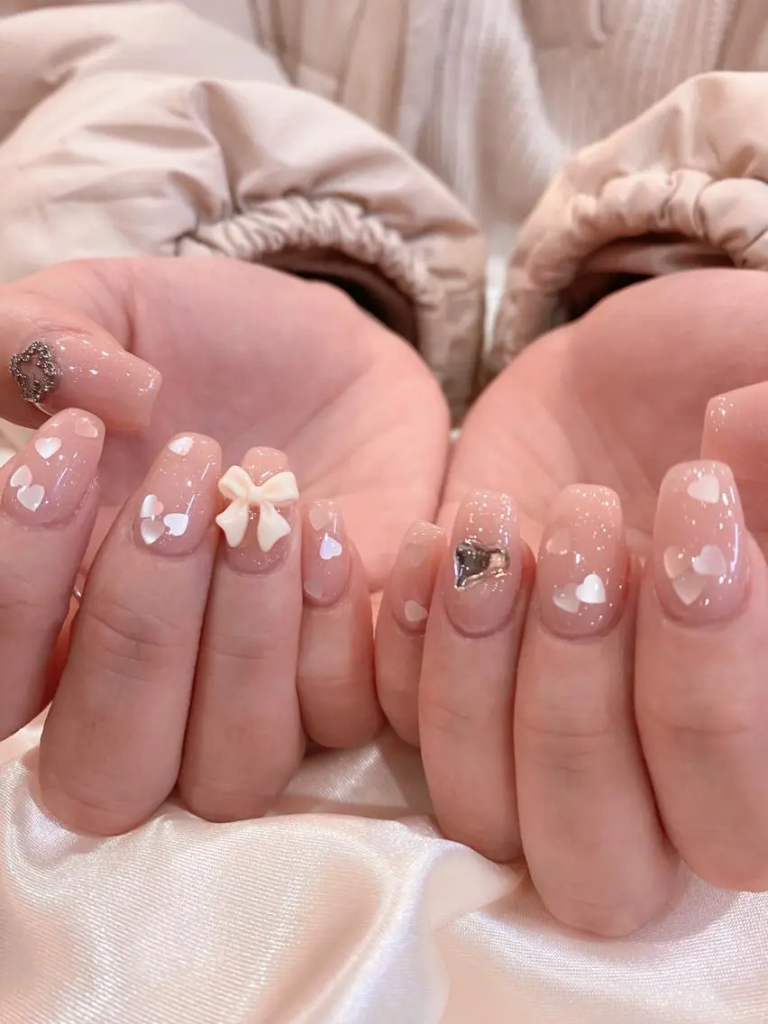 ネイル ハンドネイル 𝐘𝐔𝐊𝐈 💖のネイルデザイン