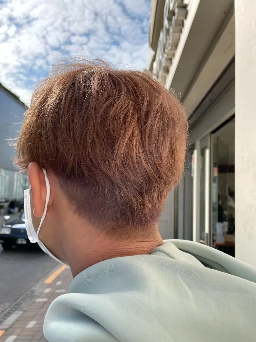 ショート カラー パーマ ヘアアレンジ メンズ SHUN メンズパーマのヘアスタイル