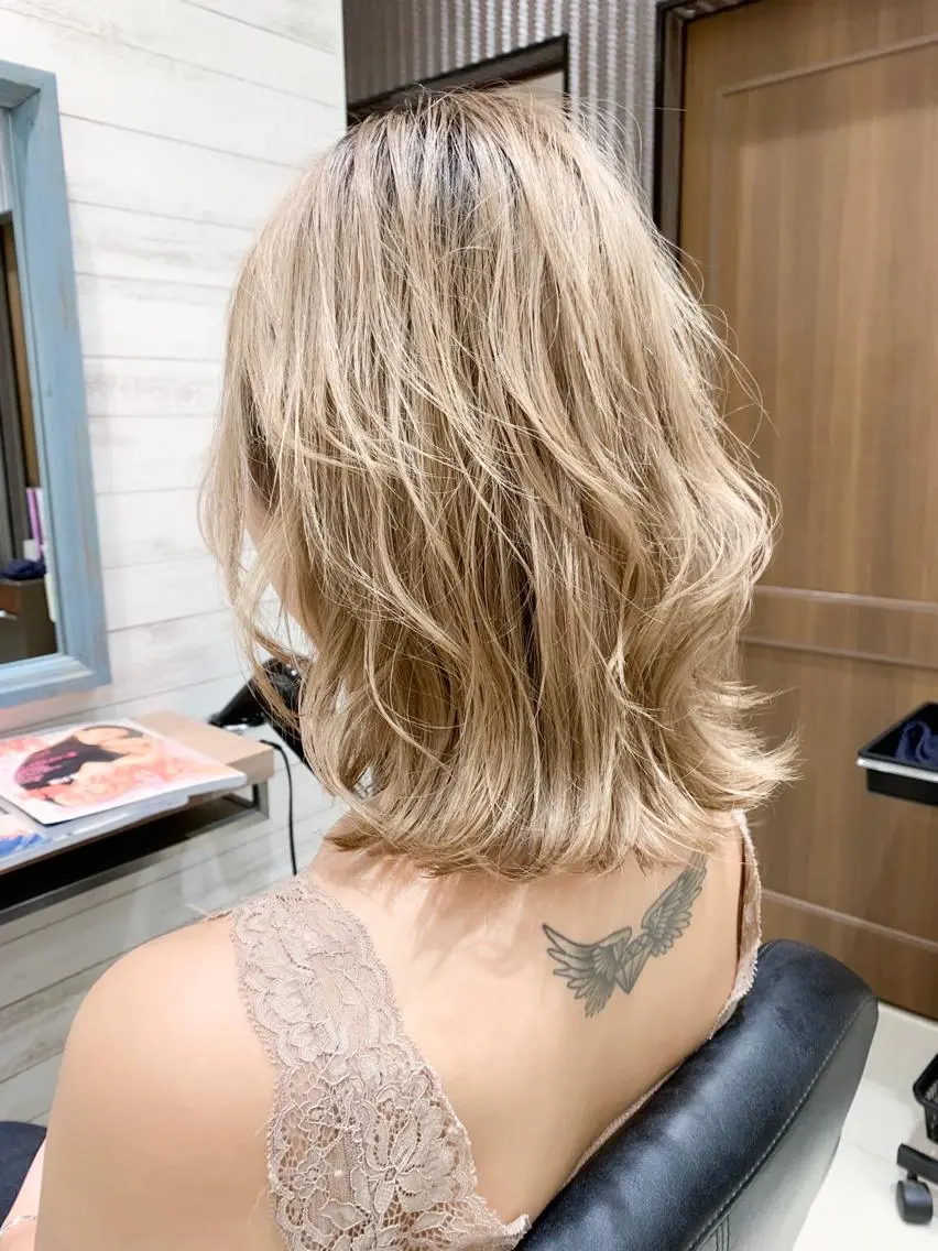 ミディアム 内藤 宏紀 tidasmileのヘアスタイル