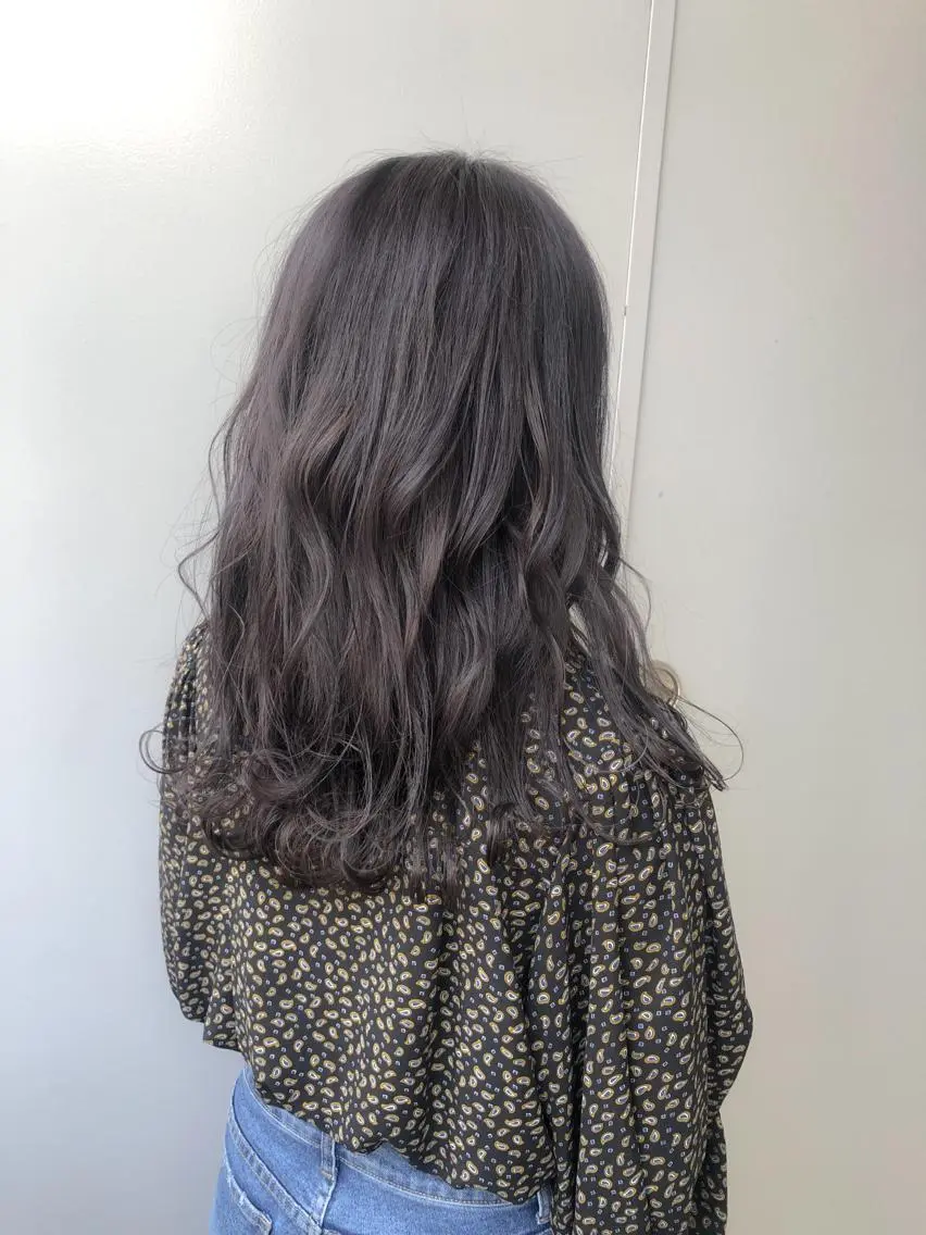 カラー パーマ ヘアアレンジ メンズ キッズ ネイル マツエク・マツパ アッシュ ラベンダーカラー ラベンダーアッシュ 春ネイル 当日予約⭕️ Rene’のヘアスタイル