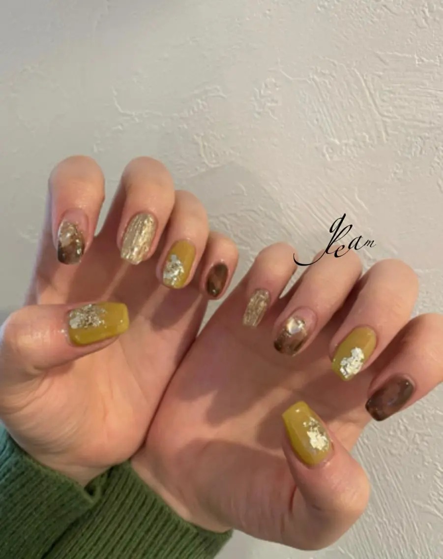 ネイル ハンドネイル gleam✴︎ sayakaのネイルデザイン