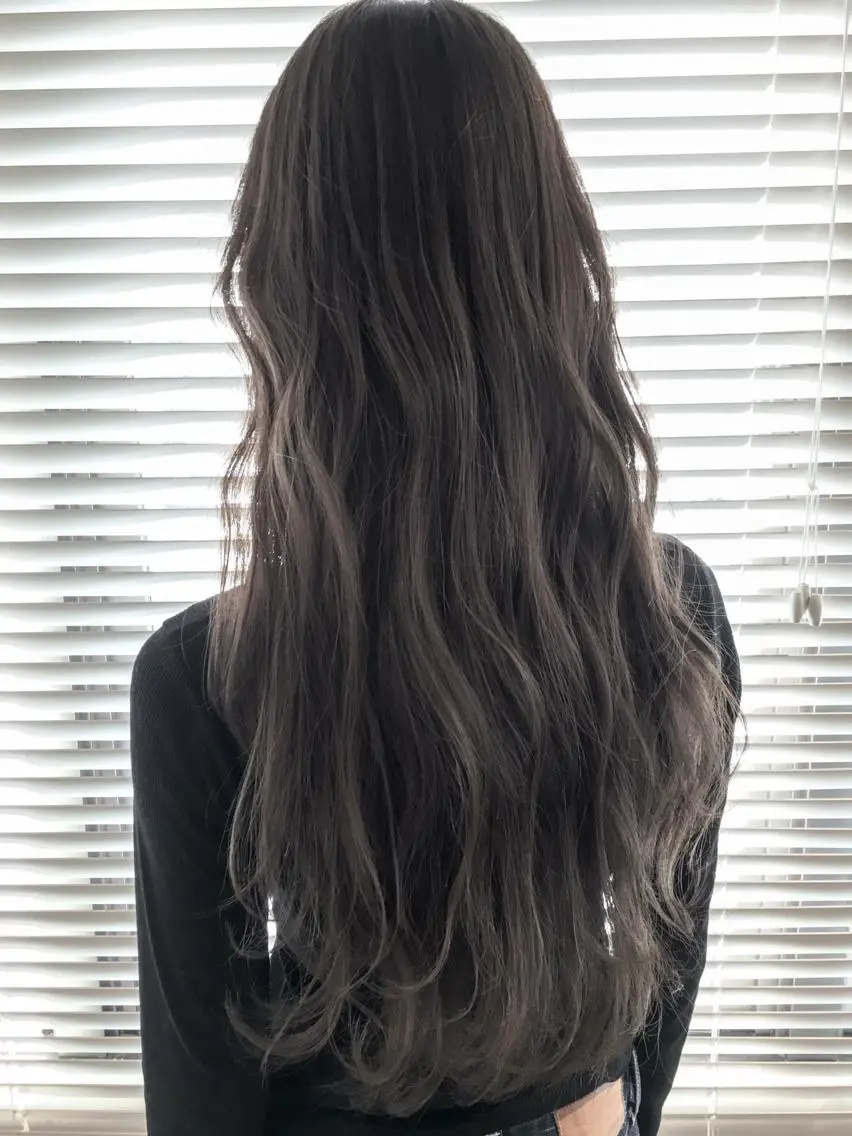 ロング ハイライト バレイヤージュ 藤沢 ハイライト竹内ケンゴのヘアスタイル
