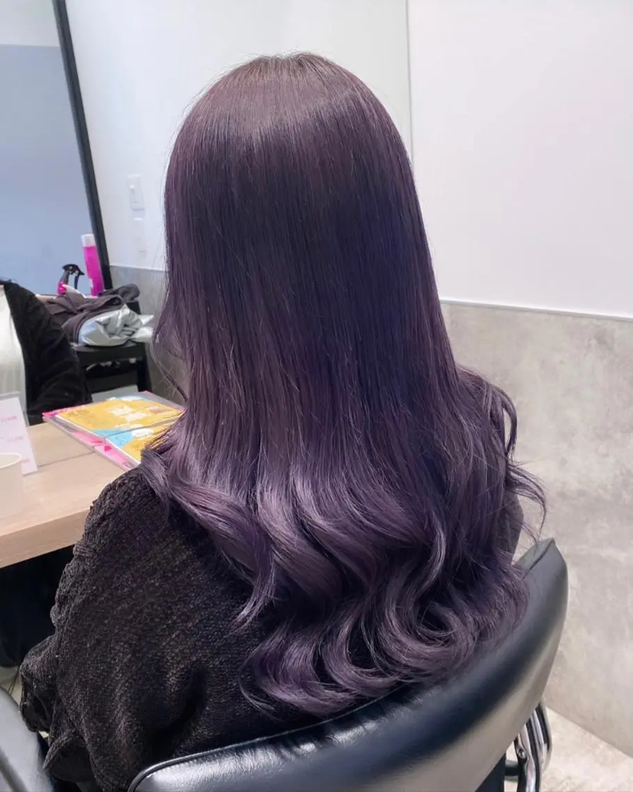ロング カラー カット ヘアカラー トリートメント 💗ガーリーヘア🎀 saki💗のヘアスタイル