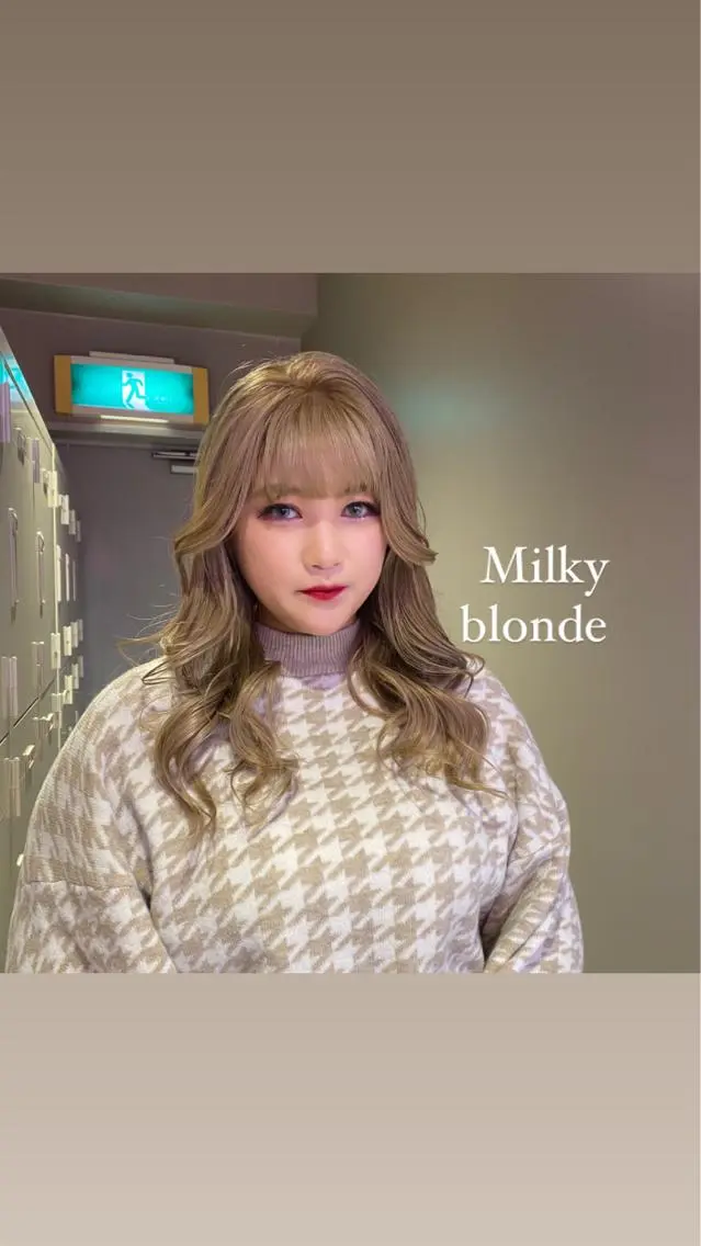 ロング カラー パーマ ヘアアレンジ メンズ キッズ ネイル マツエク・マツパ KANAMI 🌏のヘアスタイル