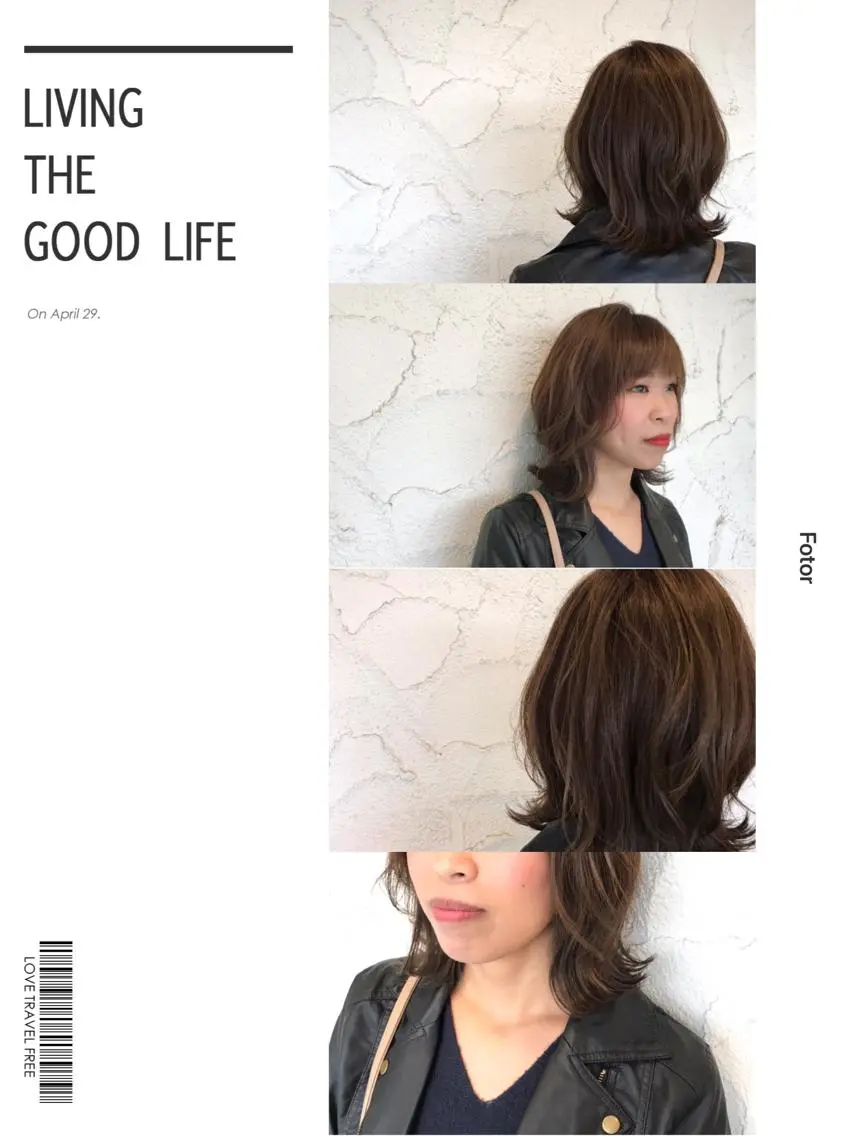 ミディアム カラー アッシュ Ayano_ Jill francのヘアスタイル