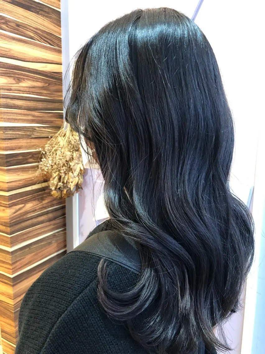 セミロング カラー mizuki roan多々良店のヘアスタイル