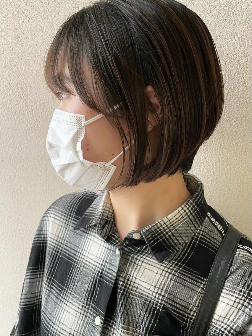 ショート ショートボブ ボブ ショートヘア 沢田 瞳のヘアスタイル