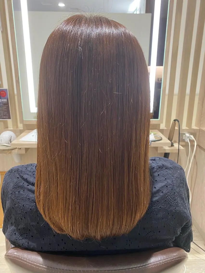 ミディアム 髪質改善/レイヤー カット手塚奨のヘアスタイル