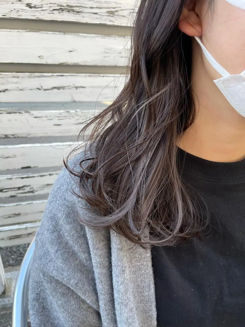 セミロング カラー ヘアカラー トリートメント コレットヘアー 田中アヤノのヘアスタイル
