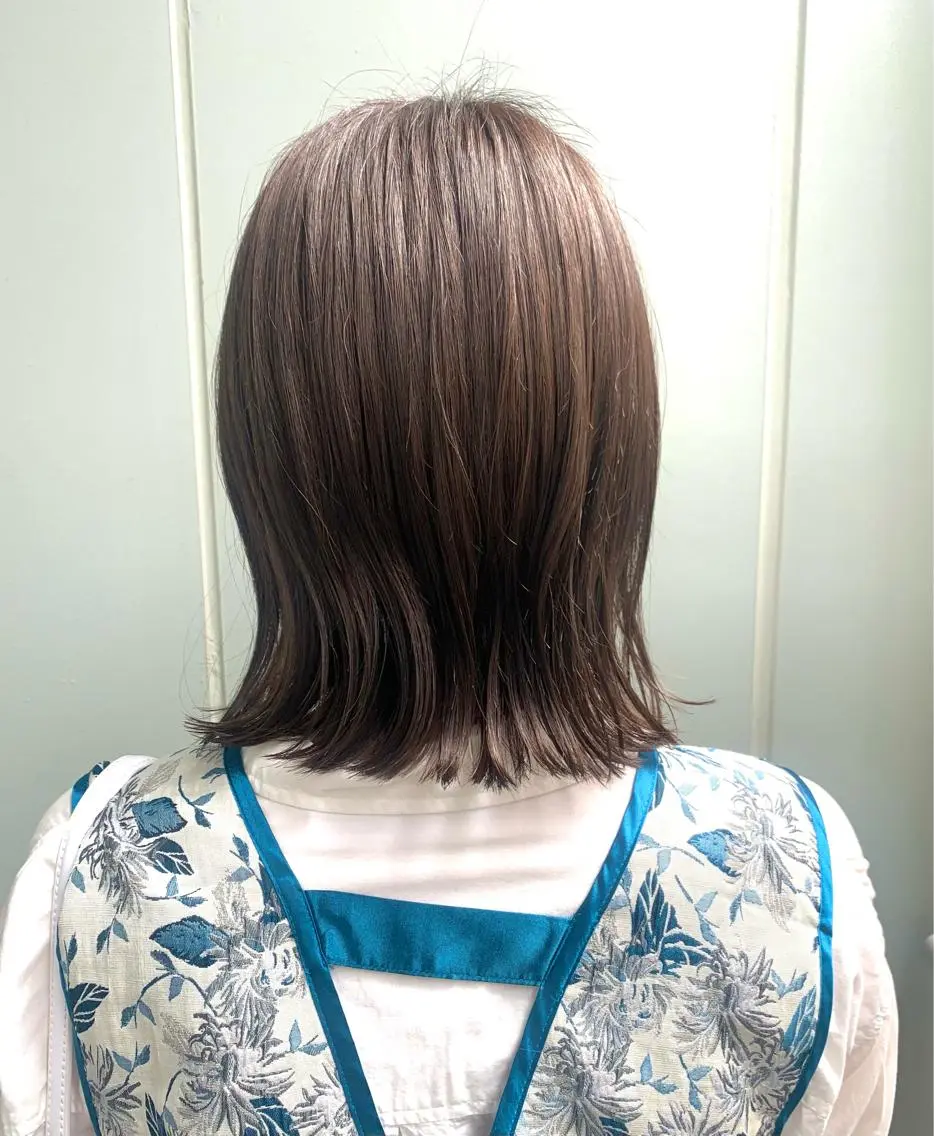 ミディアム カラー カット ヘアカラー トリートメント 明治神宮前 NANAMIのヘアスタイル