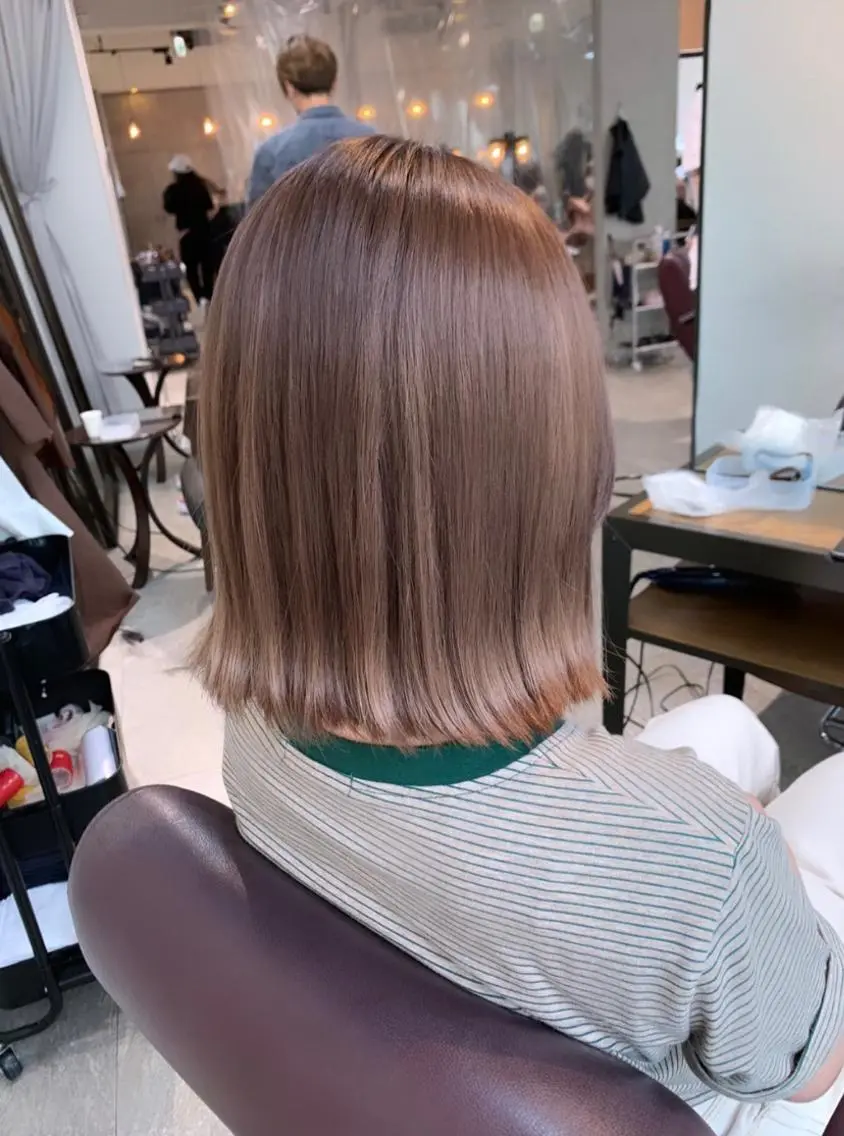 ミディアム カラー ヘアカラー トリートメント 💘大人可愛く💘 Natsuki❥❥❥のヘアスタイル