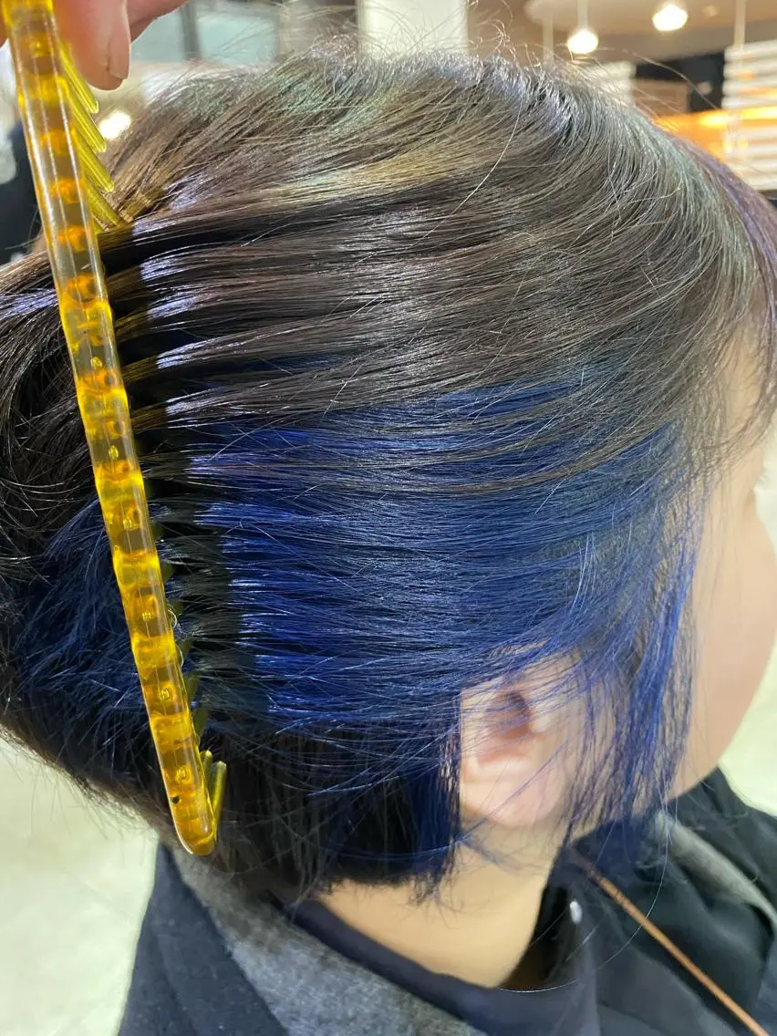 ショート カラー ヘアアレンジ ダブルカラー インナーカラー 烏山 達也のヘアスタイル