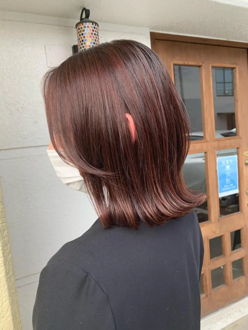ミディアム ピンクラベンダー yoshihara yuukiのヘアスタイル
